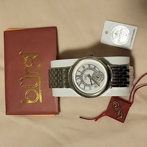 BURGI Women's Swarovski  Crystal Watch